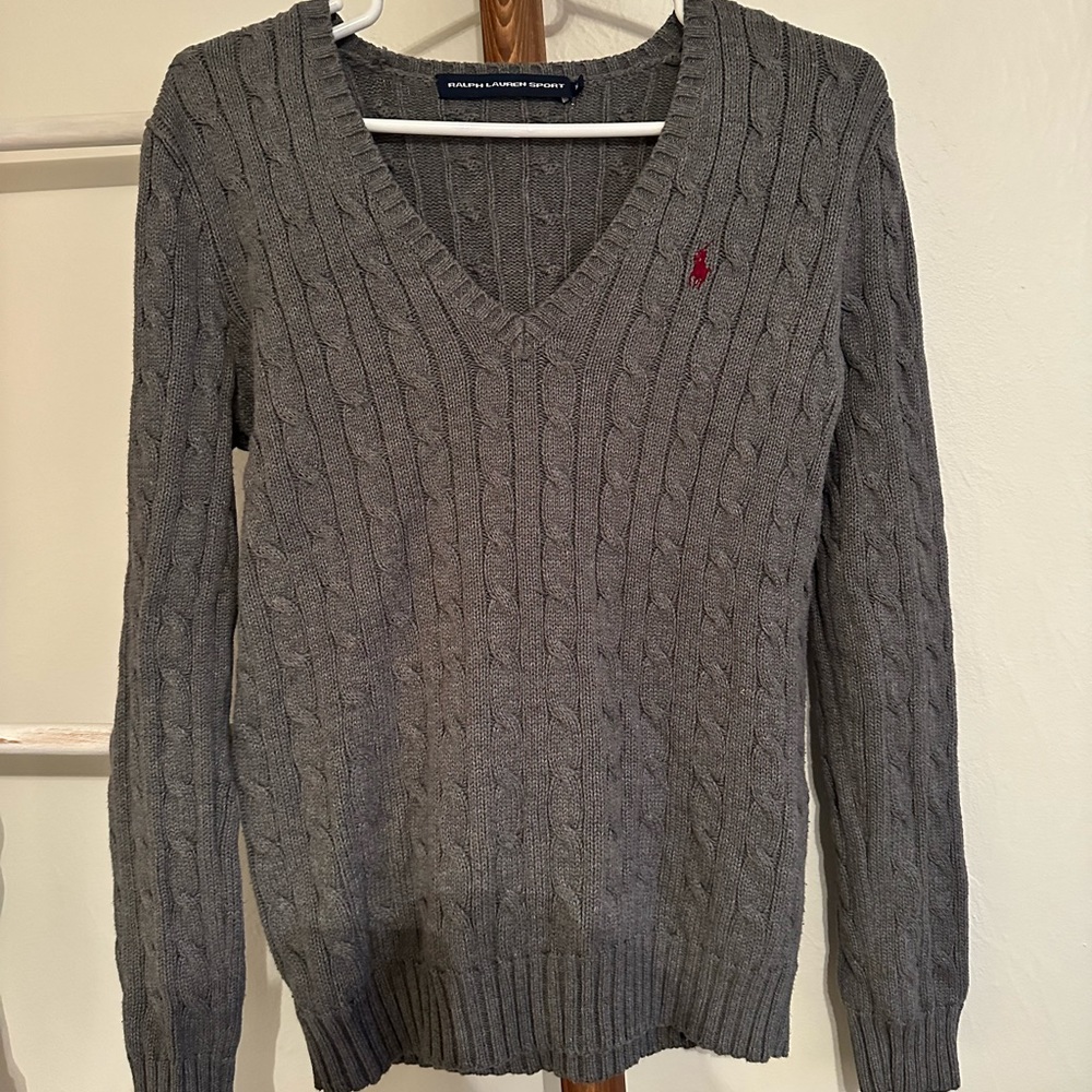 Grey Ralph Lauren sweater size M